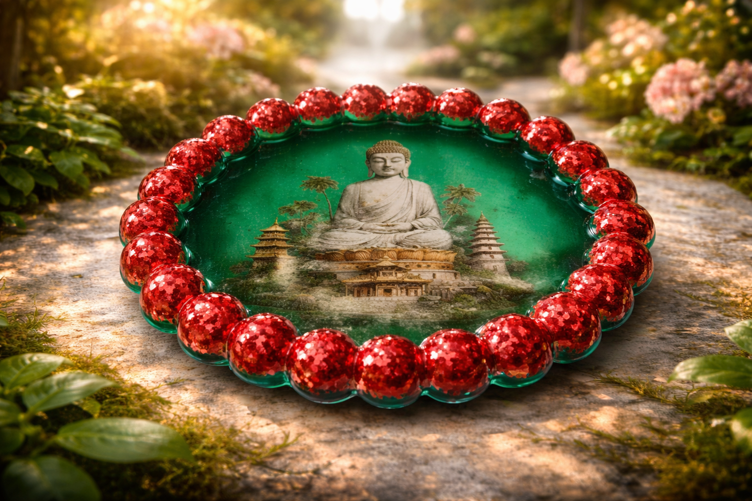 DESSOUS DE VERRE BOUDHA